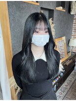 髪屋 紬 レイヤーカット/顔周りカット/韓国レイヤー