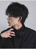 波巻きシャドウパーマ