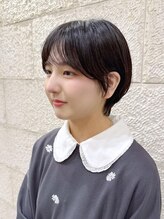 【似合わせカットならお任せください！】小顔見せ抜群◎トレンド感ある似合わせショート！【進詩織】