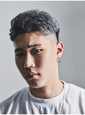 ホワイトメッシュ×スキンフェード