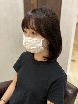 セライロ 千葉(celilo) レイヤーボブ 顔周りレイヤー ココアブラウン【momoka】