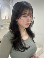 ケーツー心斎橋 クイーンズガーデン バイ ケーツー(K two QUEEN'S GARDEN by K two) ブリーチなしダブルカラー*透明感カラー*ロングヘア*