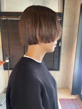 エニイ(ANY) デザインカラー/オリーブベージュ/ウエットヘア【千葉／パーマ】