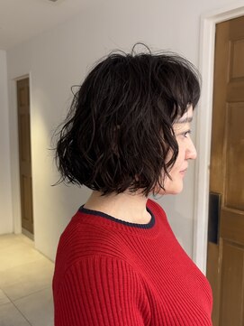 ナループロアツム(Nalu pu loa Tsum) 黒髪パーマ/ボブパーマ/朝ラクパーマ