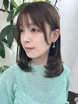 ベルヘアーデザイン 堺東(Belle hair Design) イメチェン顔周りレイヤーカット韓国風バタフライレイヤー堺東