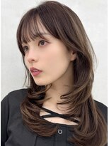 エジョン 三鷹店(Aejon)&nbsp;三鷹レイヤーカット韓国ダブルカラー顔周り前髪カットボブ