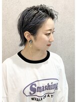 ミクマル(micmal) 夏色ブリーチ◎透明感あふれるアイスシルバー/ウルフ