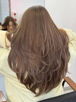 キャプチャー 海老名(capture)&nbsp;バタフライカット/ダブルカラー/ミルクティーグレージュ