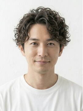 ブロッサム 東中野店 ◎外国人風！無造作ニュアンスパーマ×センターパート