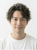 ◎外国人風!無造作ニュアンスパーマ×センターパート