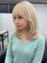 ユニ 心斎橋(Uni.)&nbsp;心斎橋/韓国ヘア/レイヤーカット/髪質改善/顔周り/ブリーチ