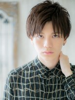 モッズヘア メン 仙台愛子駅前店(mod's hair men) ナチュラル伸ばしかけ束感ダークブラウン就活ショートc仙台愛子