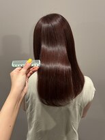 ヘアーサロン リベット(hair salon Libett)&nbsp;【YUKA】メテオストレートでうる艶 × カシスブラウン