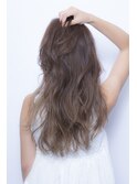【miel hair blanc】海外セレブ風　ナチュラルバレイヤージュ
