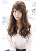 ふんわり愛されロングウェーブ