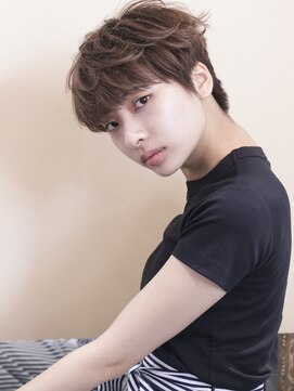 モホーク(MOHAWK) 【MOHAWK中目黒】グレージュ × エアリーショート