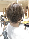 髪質改善◇ハイライトショートで無造作に