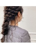 編みおろしアレンジ☆