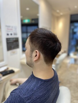 ユニティ 戸塚店 ナチュラルなブラウンカラー。メンズヘア【戸塚/白髪/ショート】