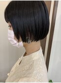 収まりの良いショートボブ