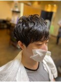 爽やかショートパーマ