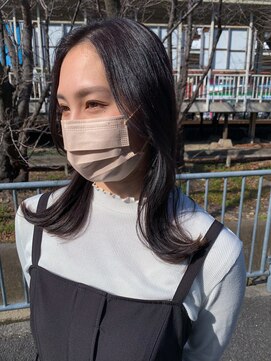 シェノン 武庫之荘(CHAINON) ショコラベージュ/ボブルフ/ベビーバング/カール/くびれヘア