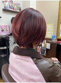 白髪染め透明感カラー【レッド】