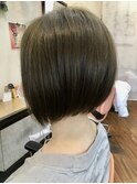 前下がり×ボブ
