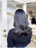 オフィスにも◎こなれブルージュロング30代40代梅ヶ丘美容室