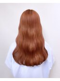 ●アプリコットベージュ オレンジベージュ オルチャンへア
