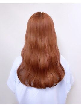 ヘアー アレス(hair ales) ●アプリコットベージュ オレンジベージュ オルチャンへア