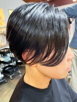 ヘアークリエイ トポライトウィロー 烏丸(Hair Create Polite willow) 爽やかメンズ☆ビジネスショートマッシュ黒髪透明感