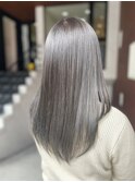 【ワンカラーで創る】透け感グレージュ