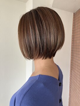 ヘアースペースブルーム プリュス 石橋店(HAIR SPACE BLOOM plus) 【石橋/ハイライトカラー】デザインカラー白髪ぼかしハイライト