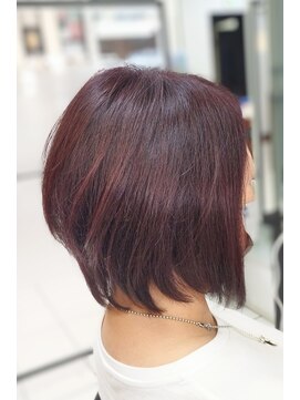 ヘアースタジオ ジェイワン(hair studio J ONE) 30代40代50代60代大人ナチュラルレイヤー前下りシュートボブ