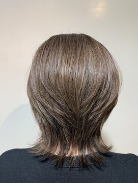 アズール 草加(azule) ウルフ×ハイライトグレージュカラー【草加/草加駅東口】