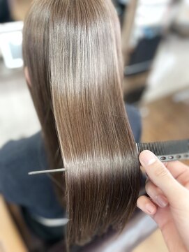 リスタ(Resta) 【Resta】くびレイヤーショートミディアム前髪ミルクティーボブ