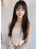 人気湿気対策★前髪ストレート＋カット＋LINKトリートメント￥12000