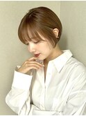 丸みショート10代20代コンパクトショート耳掛け銀座ナチュラル