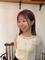 ガーランド (Garland)&nbsp;切りっぱなしロブ/マロンベージュ/前髪/原宿神宮前