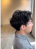 しっかり動きの出るパーマスタイル◎