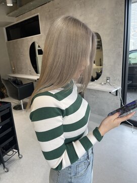 髪屋 紬 【Chu】ハイトーン/ミルクティーベージュ/ホワイト/ブロンド