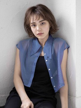 ニュイ 高槻 阪急茨木店(nui) イメチェンアンブレラカラー前髪ウェーブパーマこなれミディ