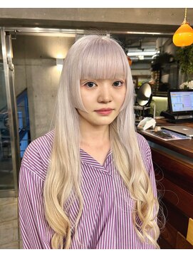 ギフトサニーサイド(gift sunny side) ハイトーンにも♪短め姫カット