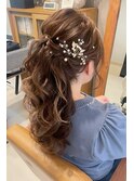 ボリューミーポニーテール【福島/ヘアセット】