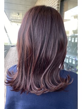 ヴィアスヘアー(vias hair) 韓国くびれ巻×Berrypink