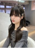 韓国ヘア ワンホンヘア くびれヘア レイヤーカット