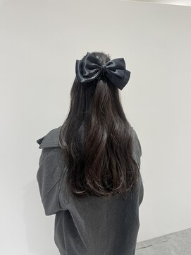 エアー 横浜(AIR) 【湯田】簡単アレンジ！ハーフアップ