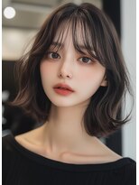 レヴ 草加店(LEV.)&nbsp;ブルーブラック美髪外ハネボブ