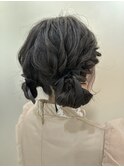 ツインお団子アレンジ